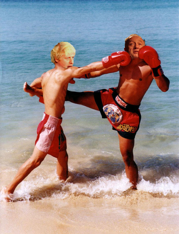 Boris and Ken fight it out