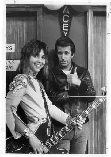 Suzi Quattro and Henry Winkler